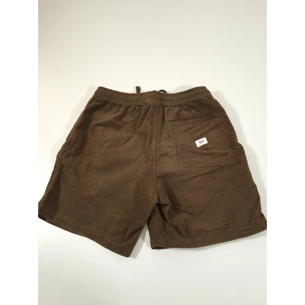 Katin Shorts Mens Small Brown Waffle Knit Sweat 7